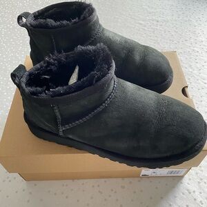 Ugg classic ultra mini size 8 black
